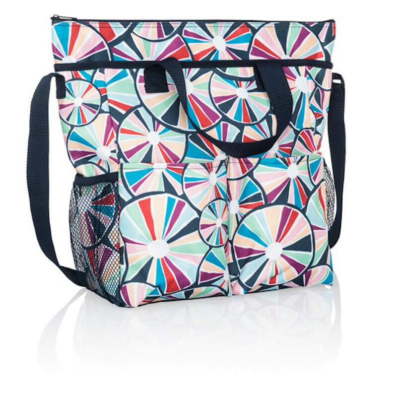 Thirty One Small Utility Tote Pinwheel Party